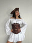 DISFRAZ PIRATA BLANCO