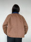 Chaqueta impermeable café con cuello cotelé para mujer, ideal invierno y lluvia kadenkas.com
