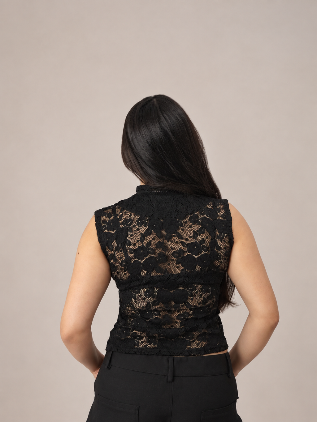 TOP LOTUS - NEGRO