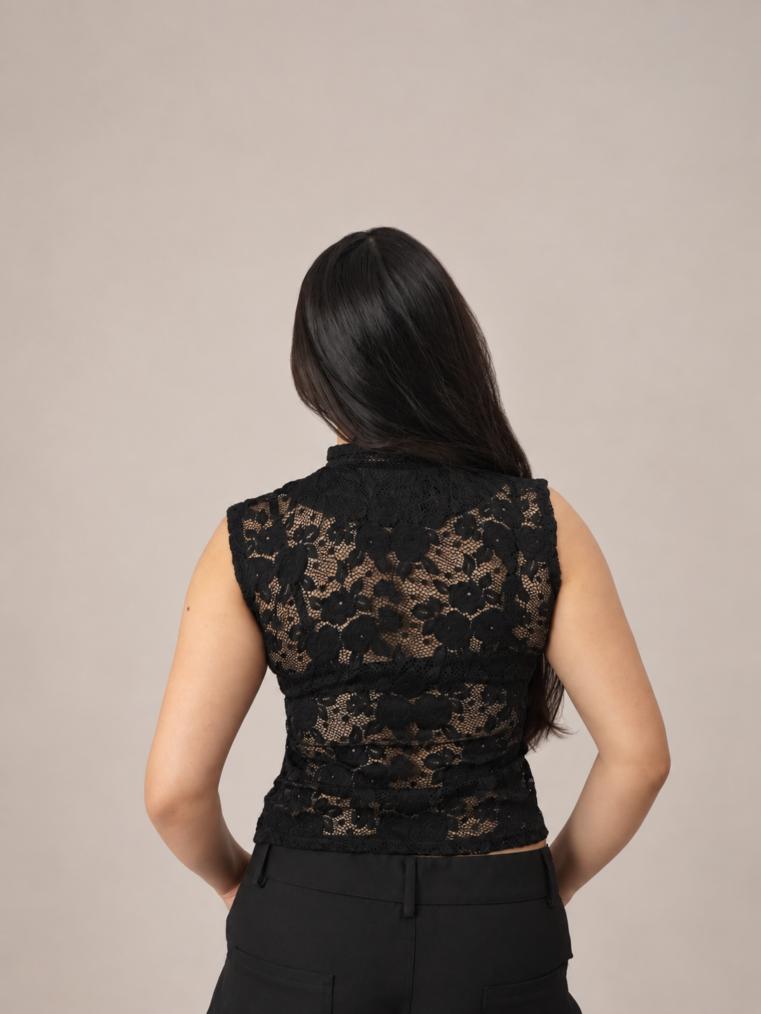 TOP LOTUS - NEGRO