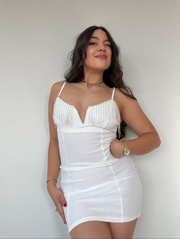 VESTIDO MELANIA BLANCO