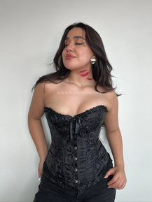 CORSET VICTORIANO NEGRO