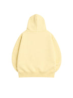 POLERÓN HOODIE MANTEQUILLA - OVERSIZE CON GORRO LOGO BORDADO