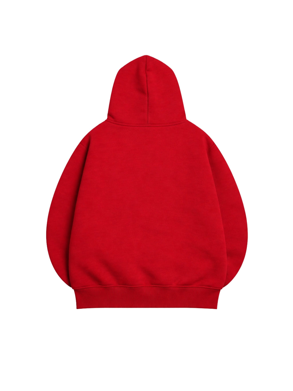 POLERÓN HOODIE ROJO - OVERSIZE CON GORRO LOGO BORDADO