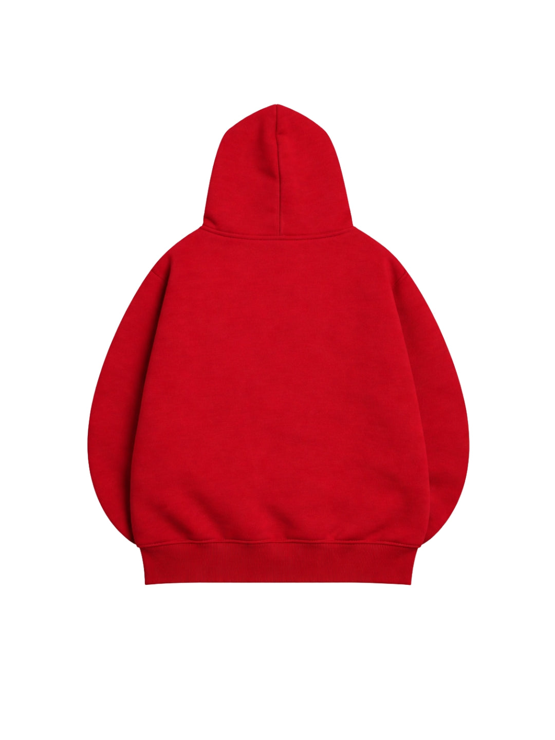 POLERÓN HOODIE ROJO - OVERSIZE CON GORRO LOGO BORDADO