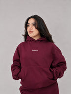 POLERÓN HOODIE CANGURO LOGO BORDADO - BURDEO