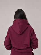POLERÓN HOODIE CANGURO LOGO BORDADO - BURDEO