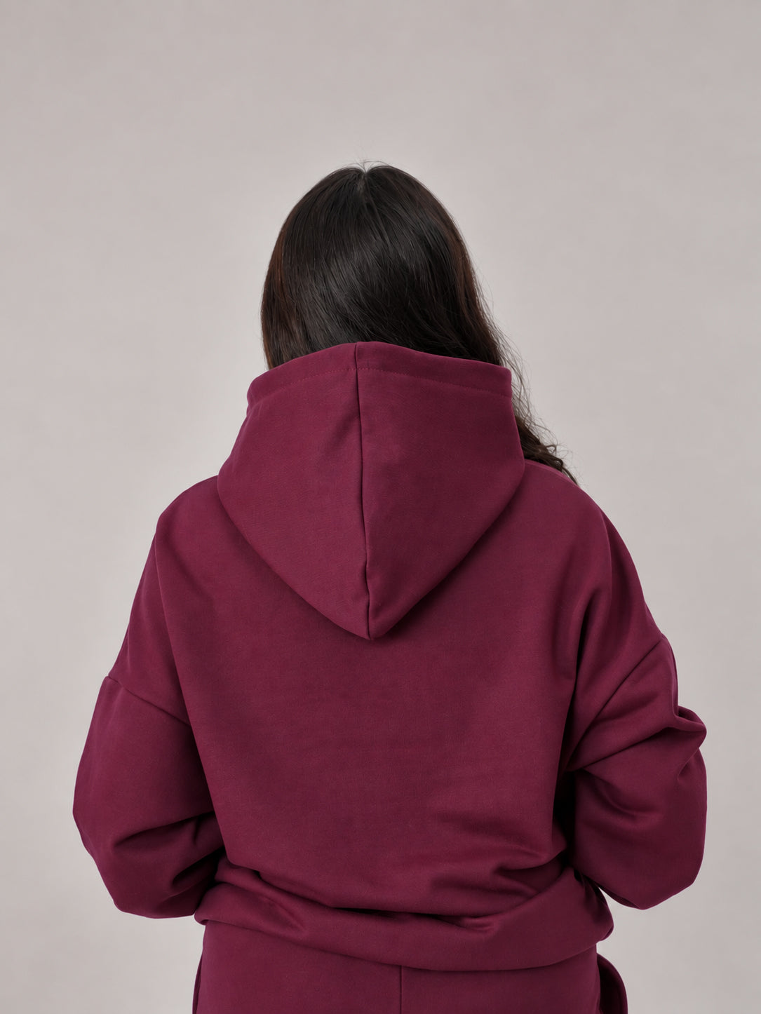 POLERÓN HOODIE CANGURO LOGO BORDADO - BURDEO
