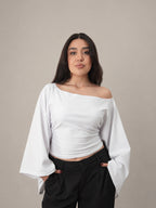 TOP AMARA - BLANCO