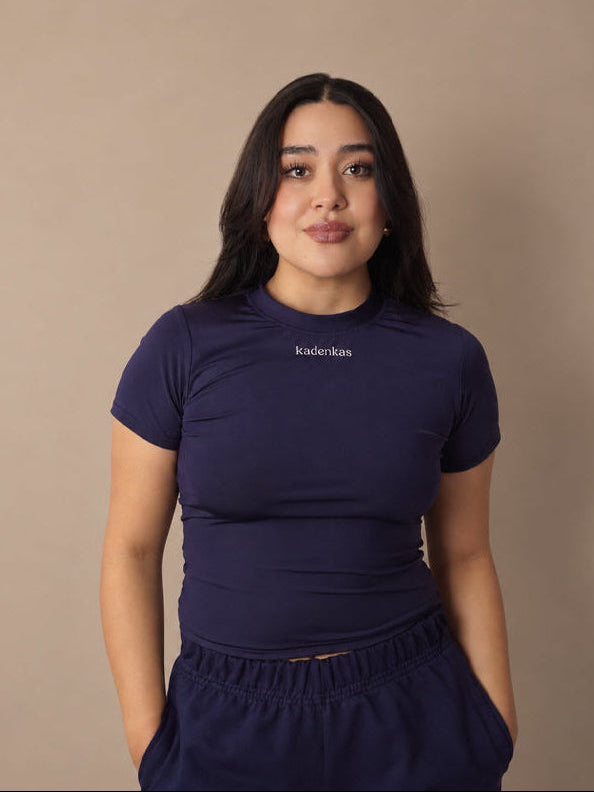 TOP ACTIVE - AZUL MARINO