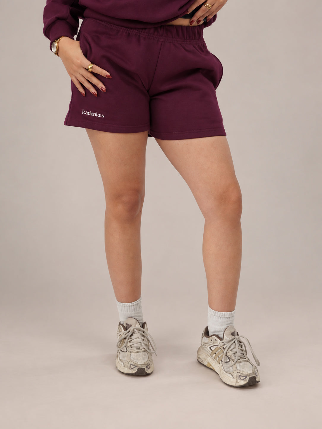 SHORT DE BUZO LOGO BORDADO - BURDEO