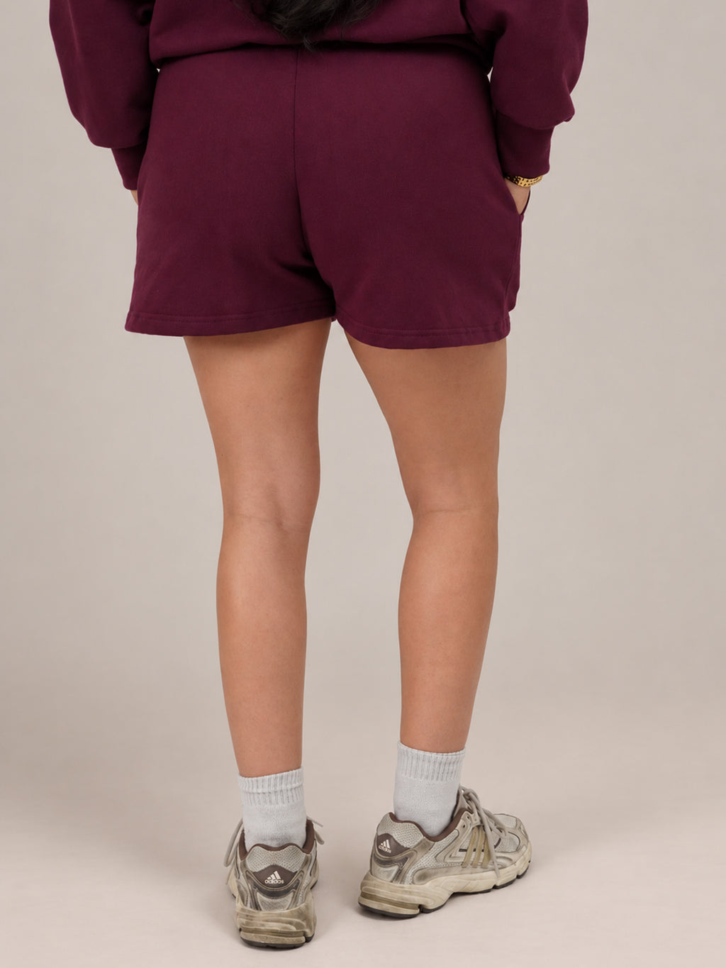 SHORT DE BUZO LOGO BORDADO - BURDEO