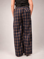 PANTALÓN BOSS - CUADROS AZUL MARINO