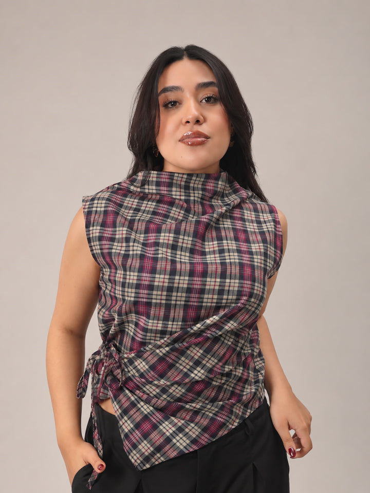 TOP AURA - CUADROS BURDEO
