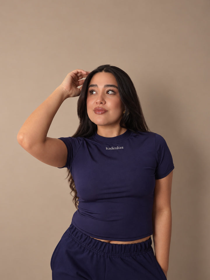TOP ACTIVE - AZUL MARINO