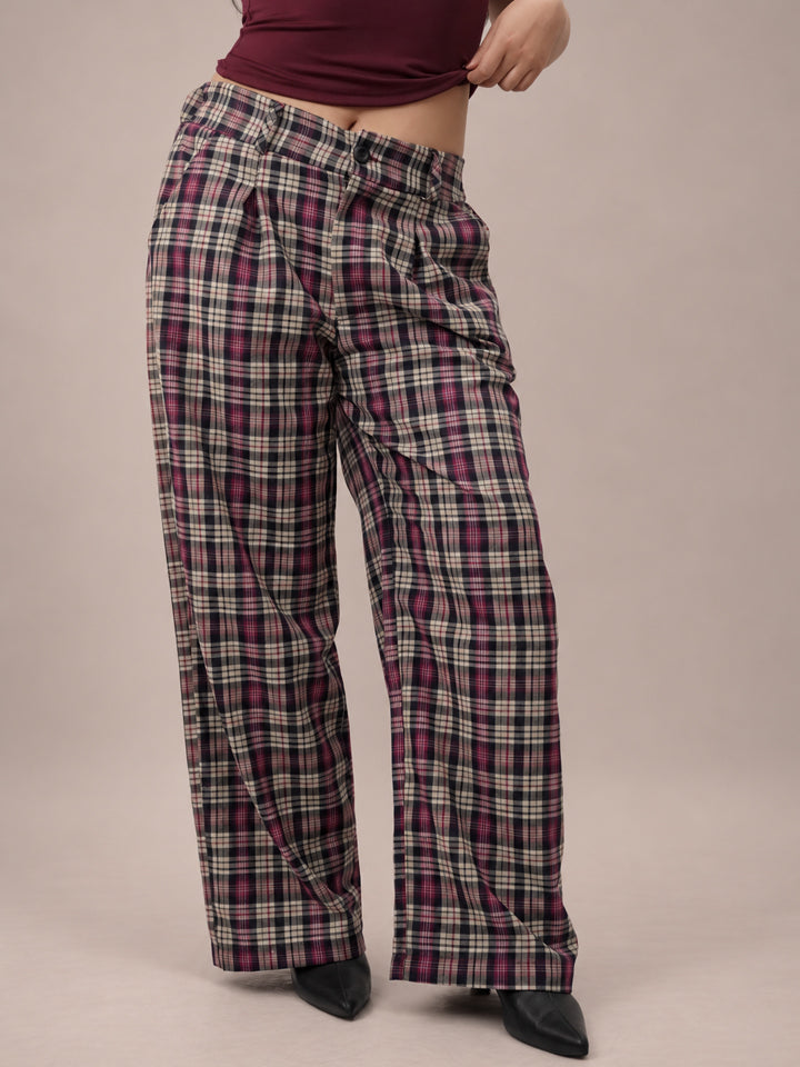 PANTALÓN BOSS - CUADROS BURDEO