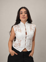 TOP LOTUS - BLANCO