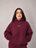 POLERÓN HOODIE CANGURO LOGO BORDADO - BURDEO