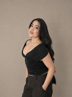 TOP VIVIENNE LAZOS - NEGRO