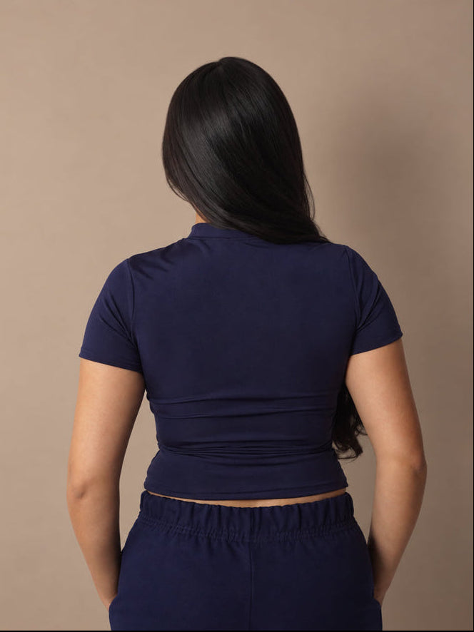 TOP ACTIVE - AZUL MARINO