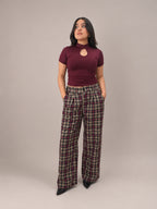 PANTALÓN BOSS - CUADROS BURDEO