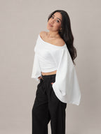 TOP AMARA - BLANCO