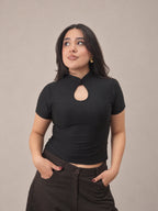 TOP JENNIE - NEGRO
