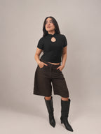 TOP JENNIE - NEGRO