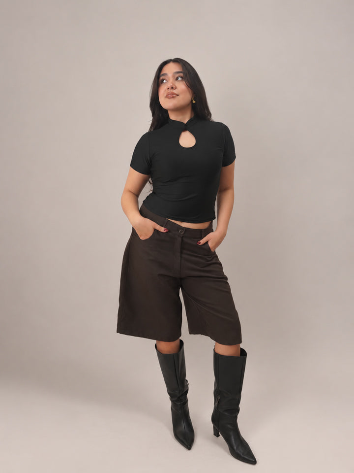 TOP JENNIE - NEGRO