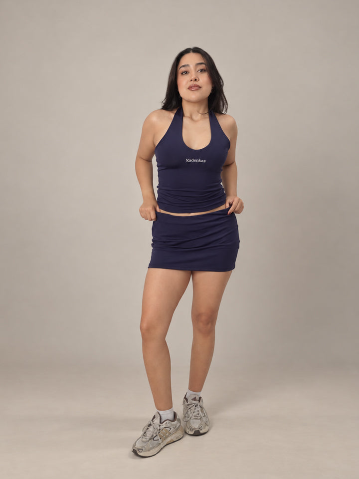 FALDA SHORT MOVE - AZUL MARINO