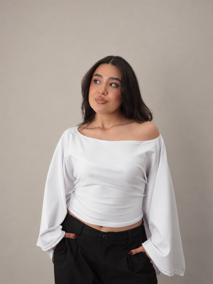 TOP AMARA - BLANCO