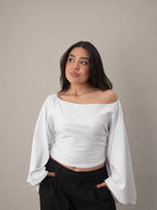 TOP AMARA - BLANCO