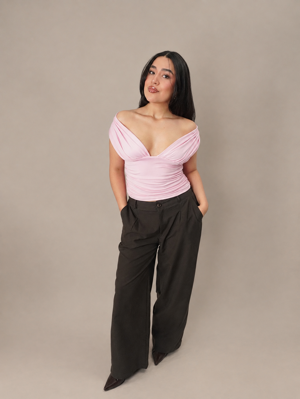 TOP VIVIENNE LAZOS - ROSADO
