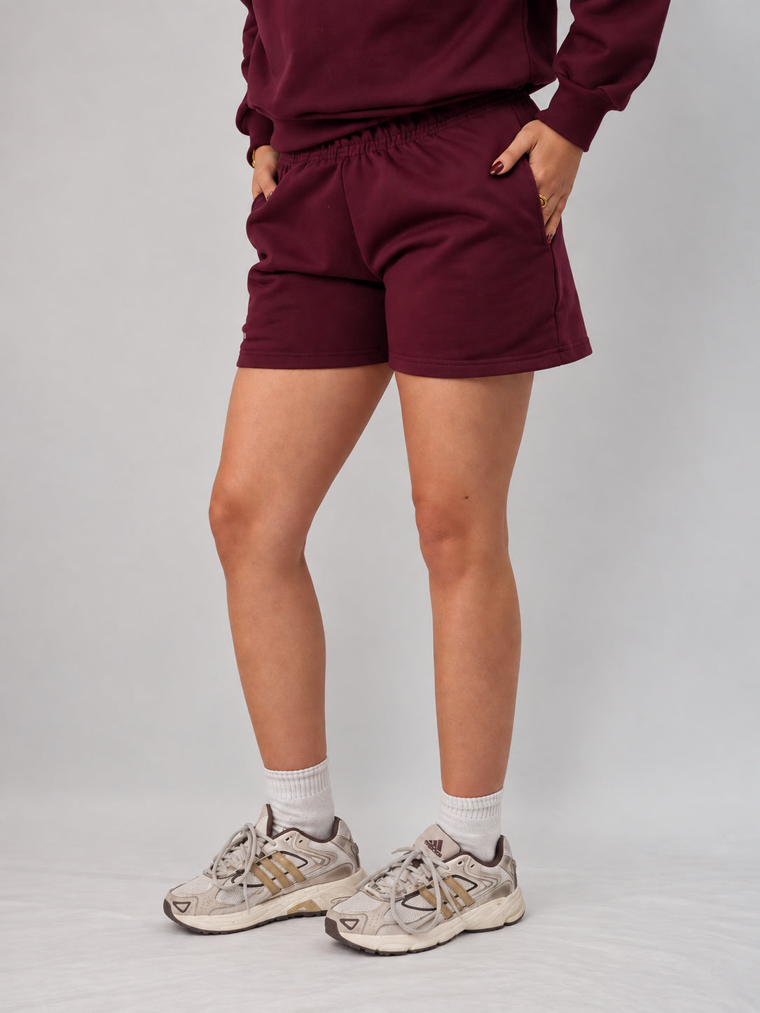 SHORT DE BUZO LOGO BORDADO - BURDEO