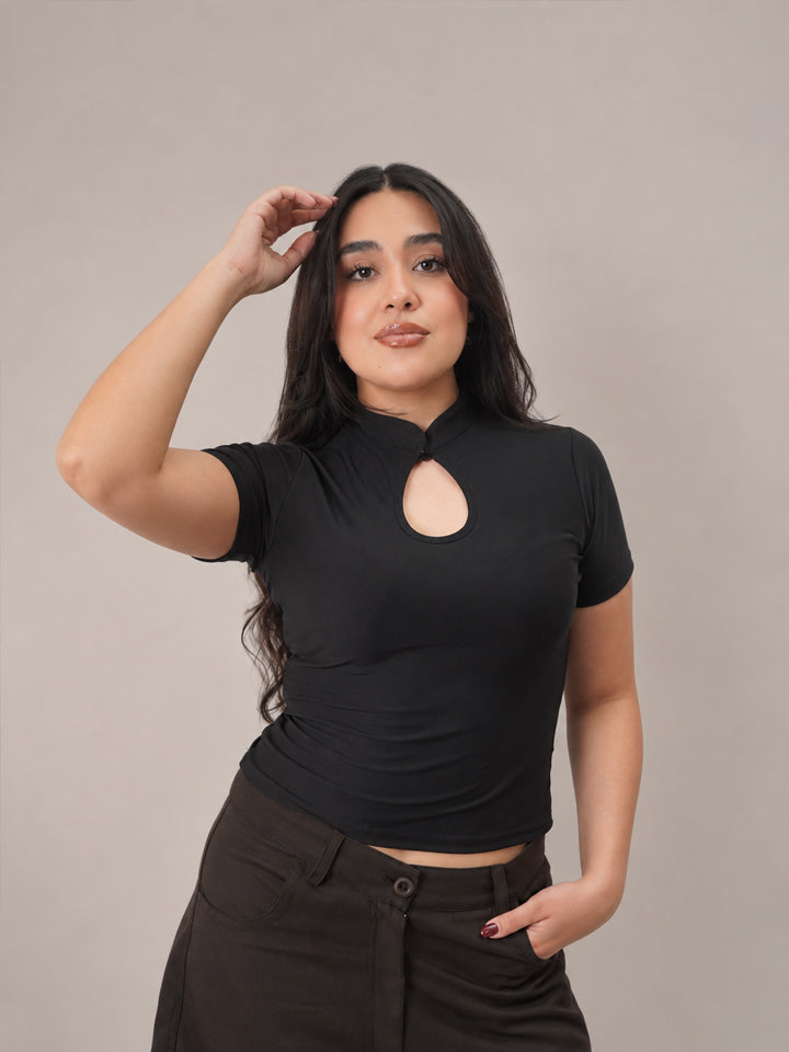 TOP JENNIE - NEGRO