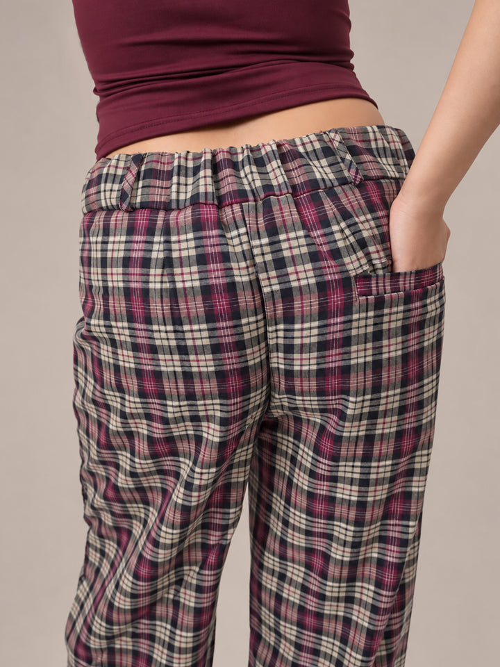 PANTALÓN BOSS - CUADROS BURDEO