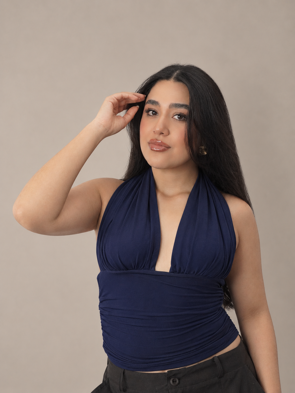 TOP VIVIENNE LAZOS - AZUL MARINO