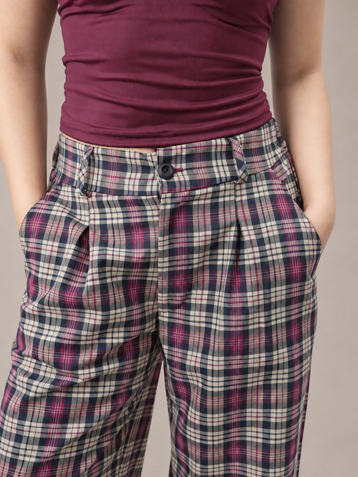 PANTALÓN BOSS - CUADROS BURDEO