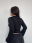 TOP SIENNA ENCAJE NEGRO