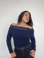 TOP ALMA ENCAJE AZUL