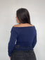TOP ALMA ENCAJE AZUL