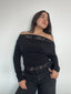 TOP ALMA ENCAJE NEGRO