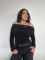 TOP ALMA ENCAJE NEGRO