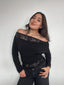 TOP ALMA ENCAJE NEGRO