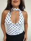 TOP JULIET LUNARES BLANCO