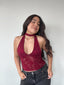 TOP JULIET ENCAJE BURDEO