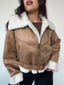 CHAQUETA CAZADORA ZARA CAQUI