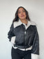 CHAQUETA CAZADORA ZARA NEGRA
