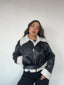 CHAQUETA CAZADORA ZARA NEGRA
