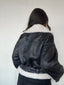 CHAQUETA CAZADORA ZARA NEGRA